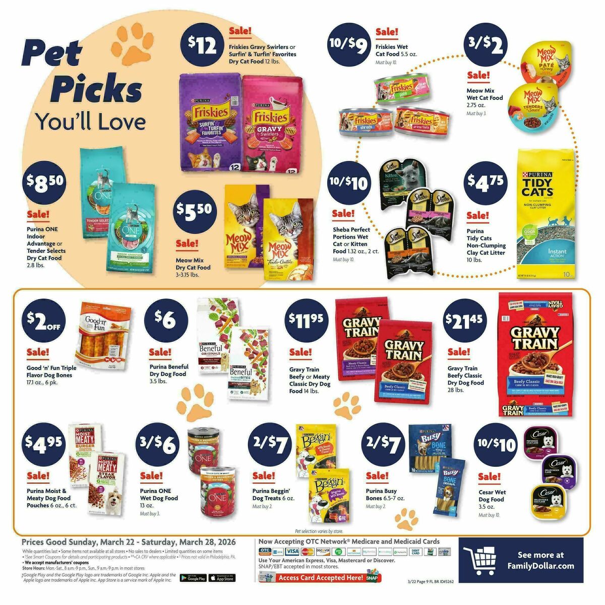 Family Dollar Weekly Ad from March 22