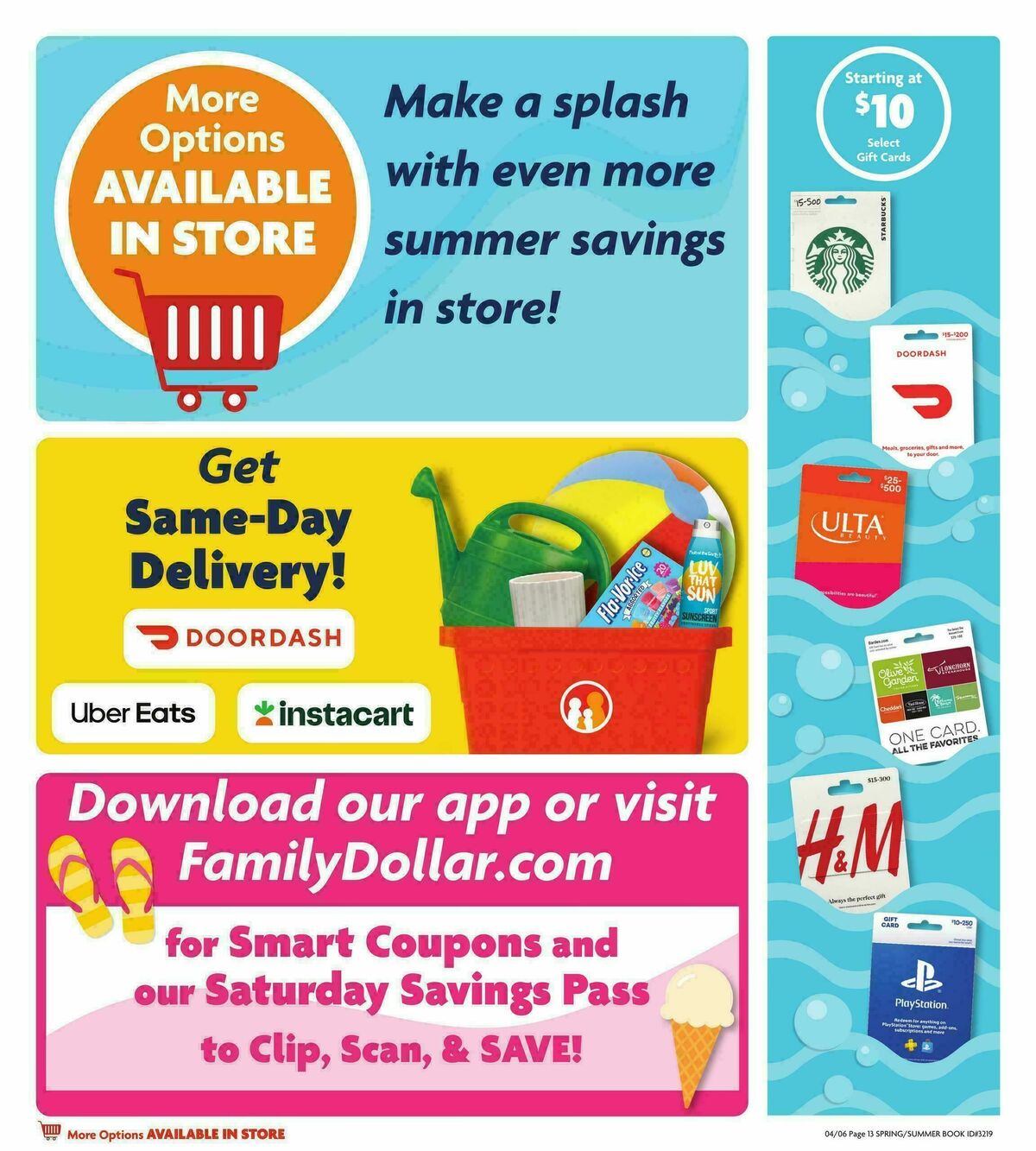 Family Dollar Spring/Summer Book Weekly Ad from April 6