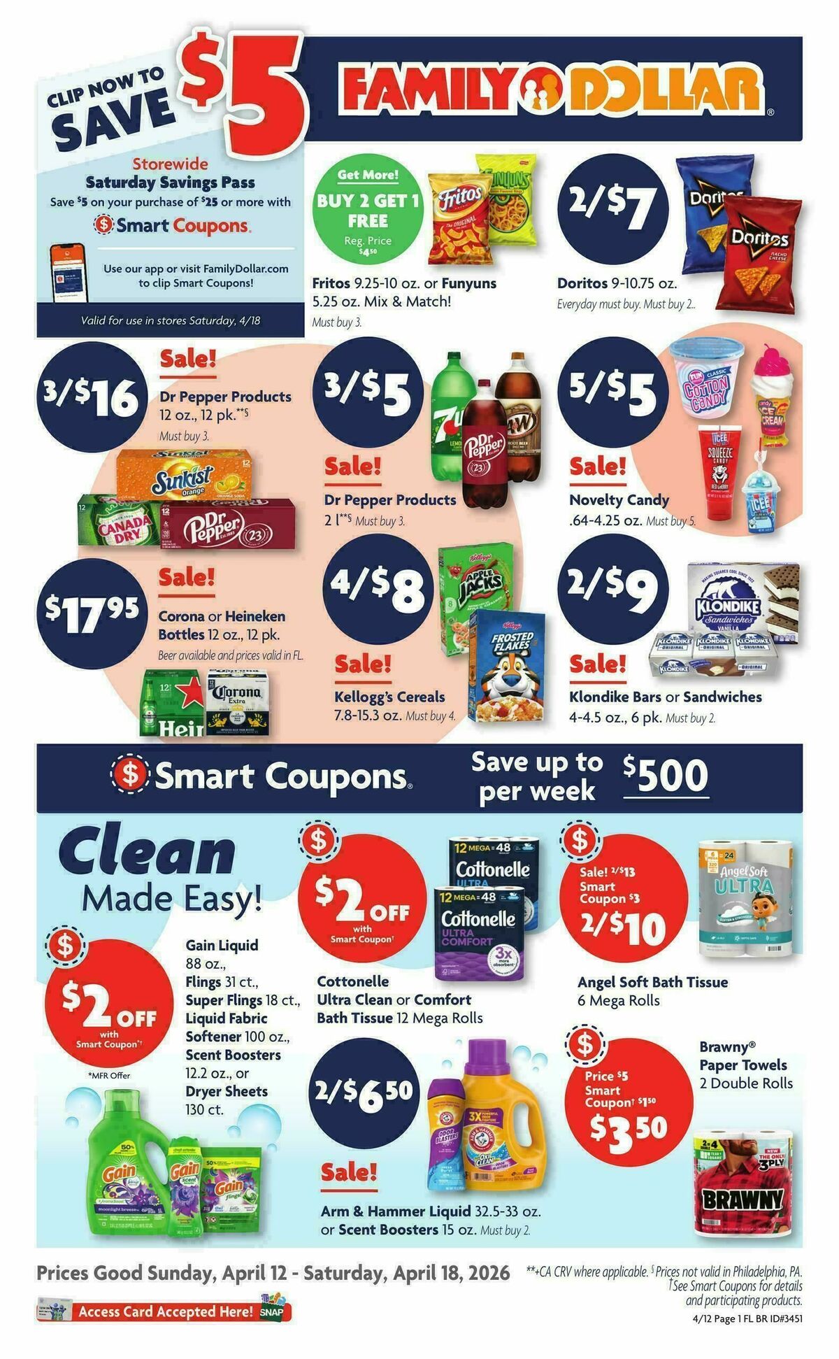 Family Dollar Weekly Ad from April 12