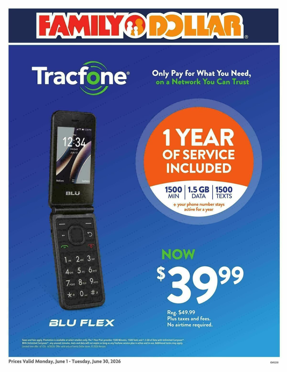 Family Dollar Phone Ad Weekly Ad from June 1