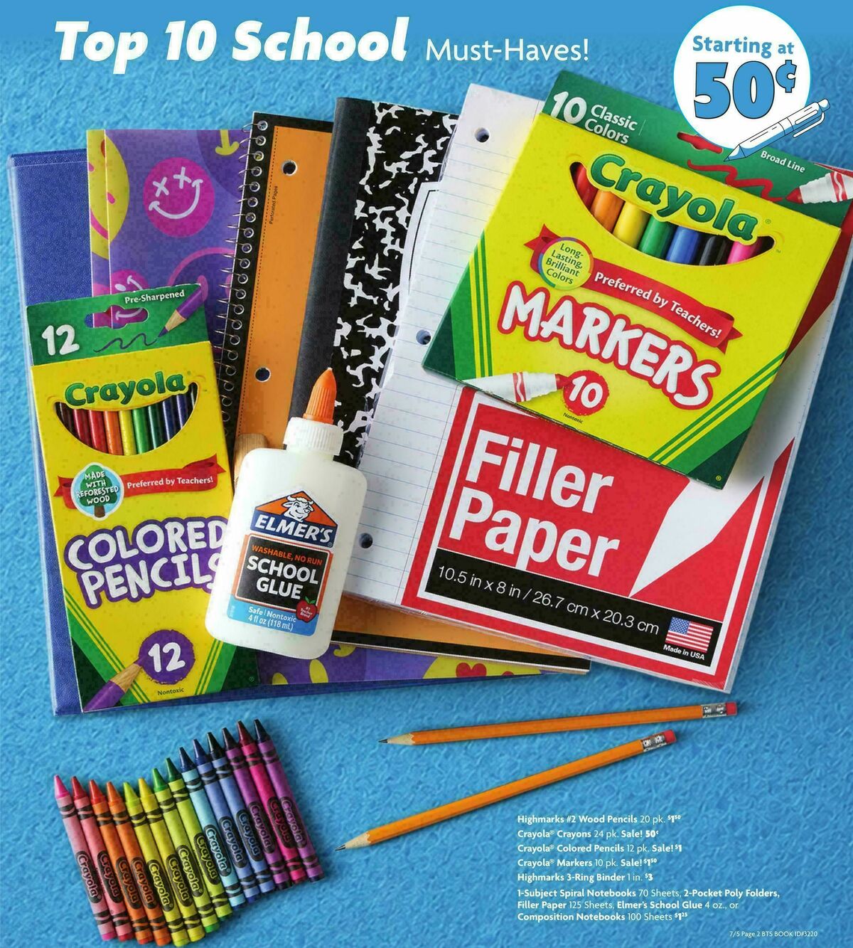 Family Dollar Back to School Book Weekly Ad from July 5