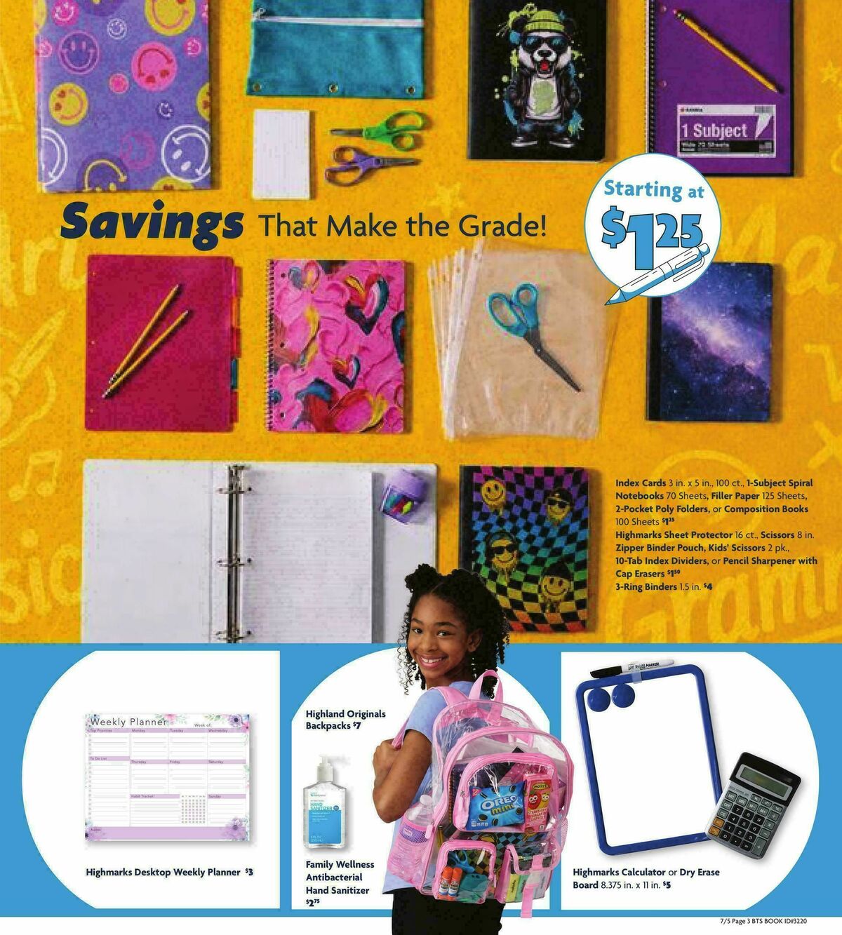 Family Dollar Back to School Book Weekly Ad from July 5
