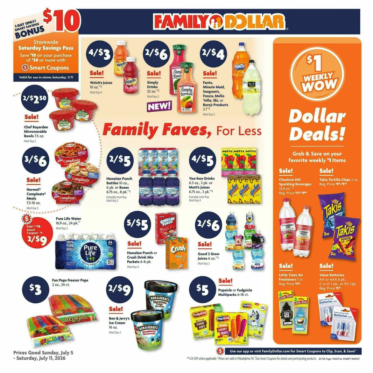Family Dollar Weekly Ad from July 5