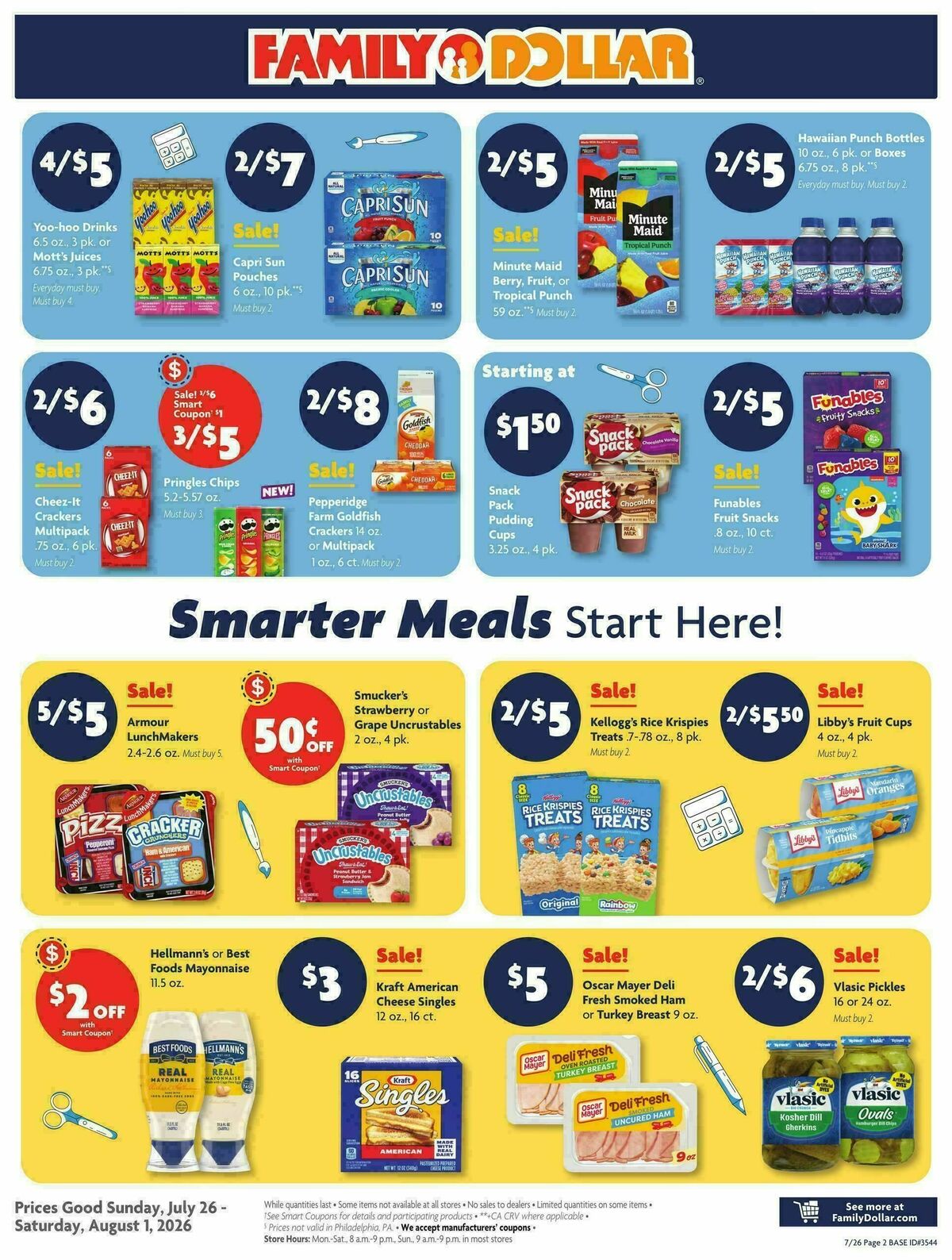 Family Dollar Weekly Ad from July 26