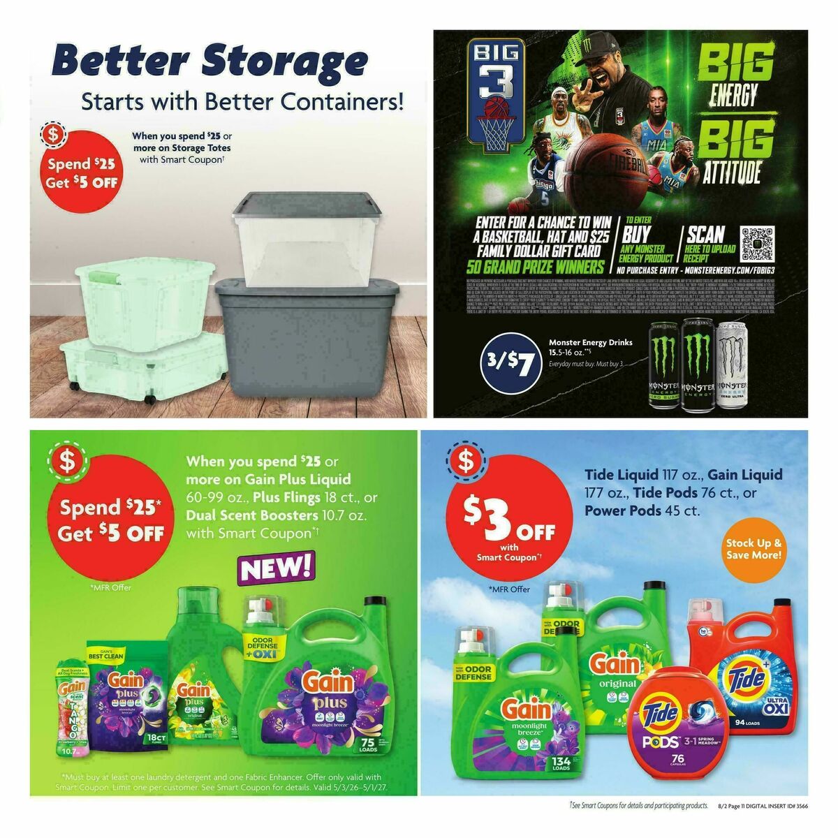 Family Dollar Weekly Ad from August 2