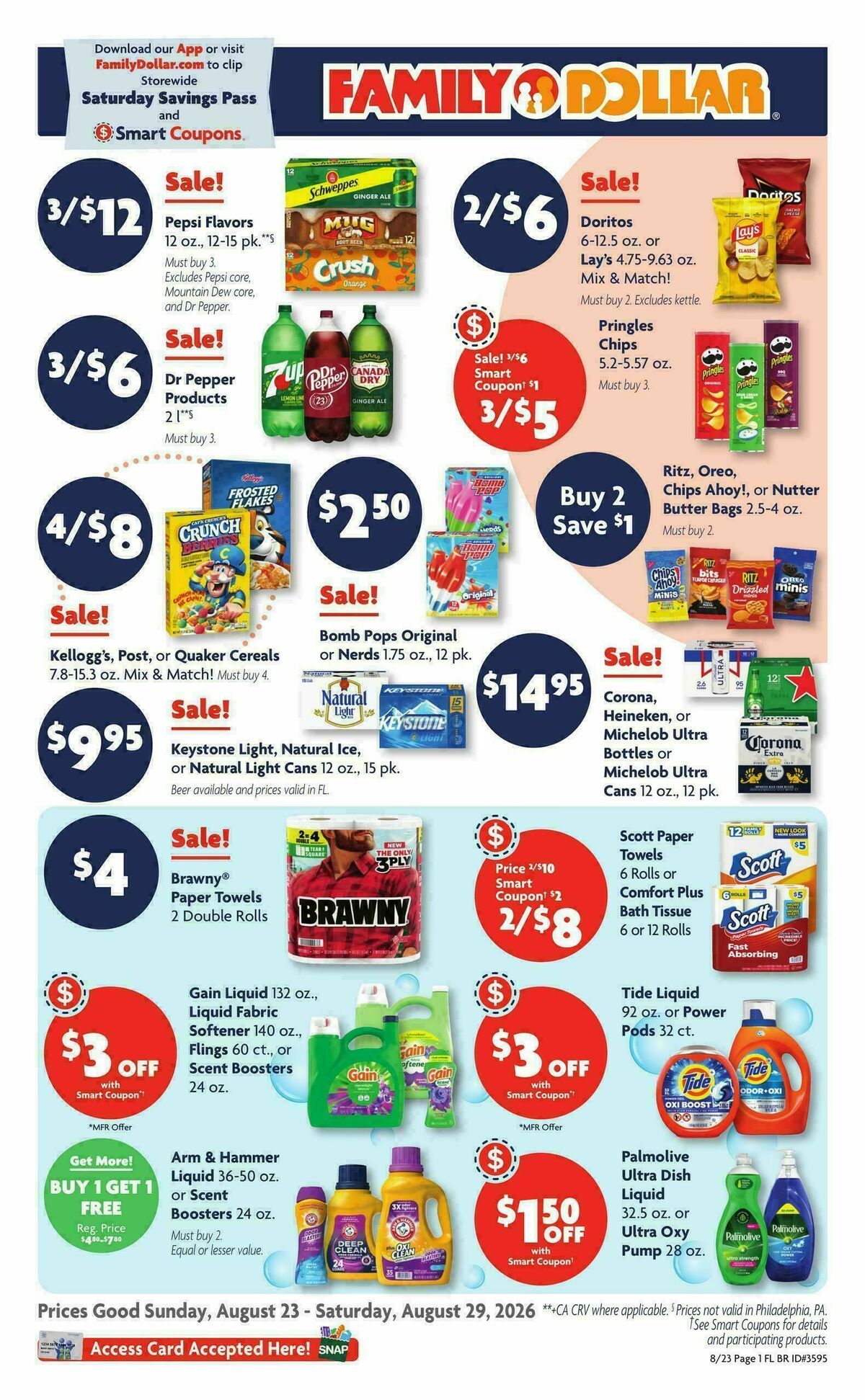 Family Dollar Weekly Ad from August 23