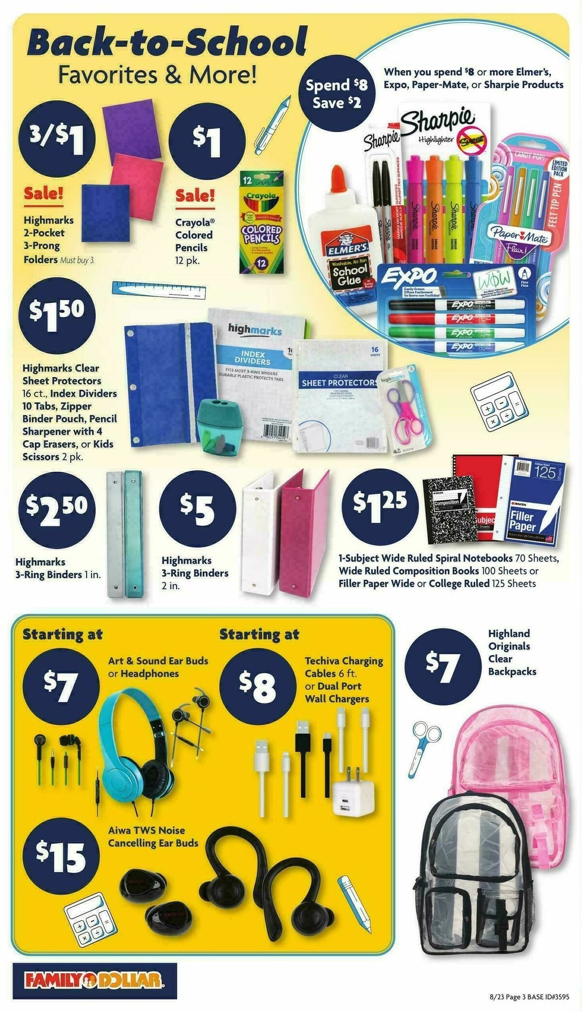 Family Dollar Weekly Ad from August 23