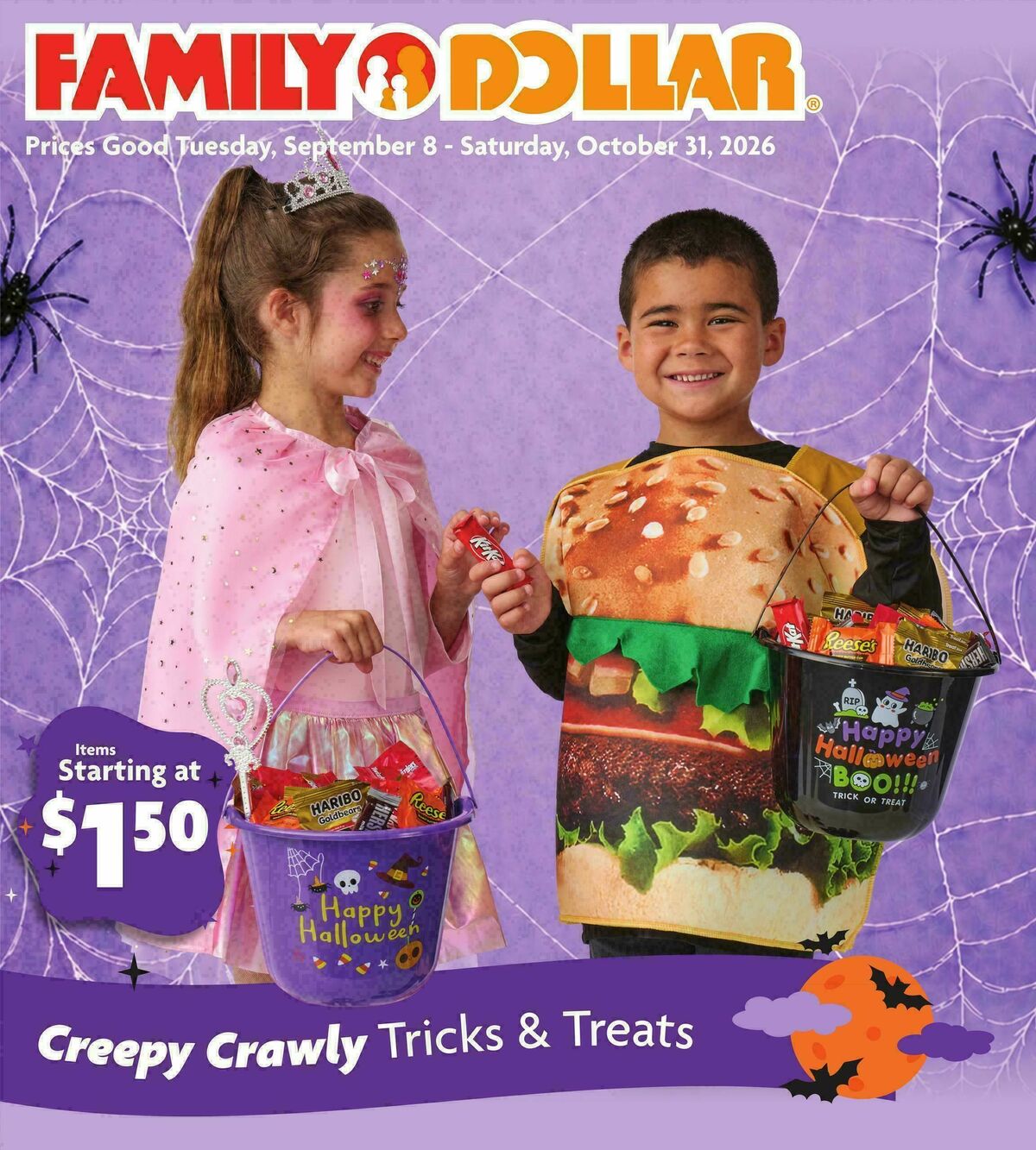 Family Dollar Halloween Book Weekly Ad from September 8