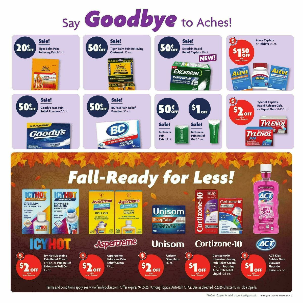 Family Dollar Weekly Ad from September 8