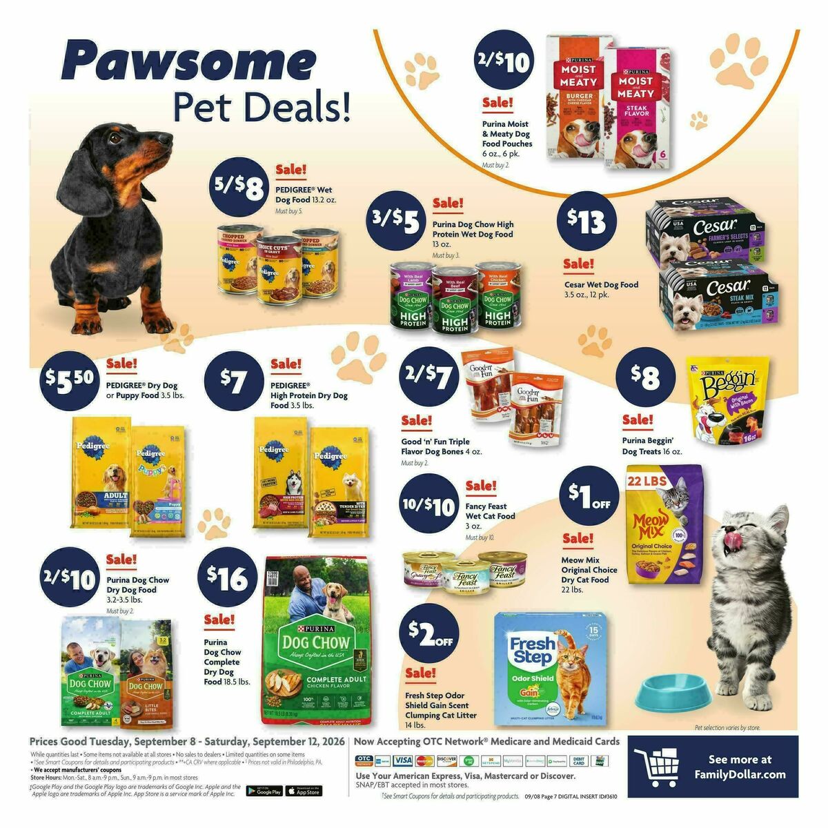 Family Dollar Weekly Ad from September 8
