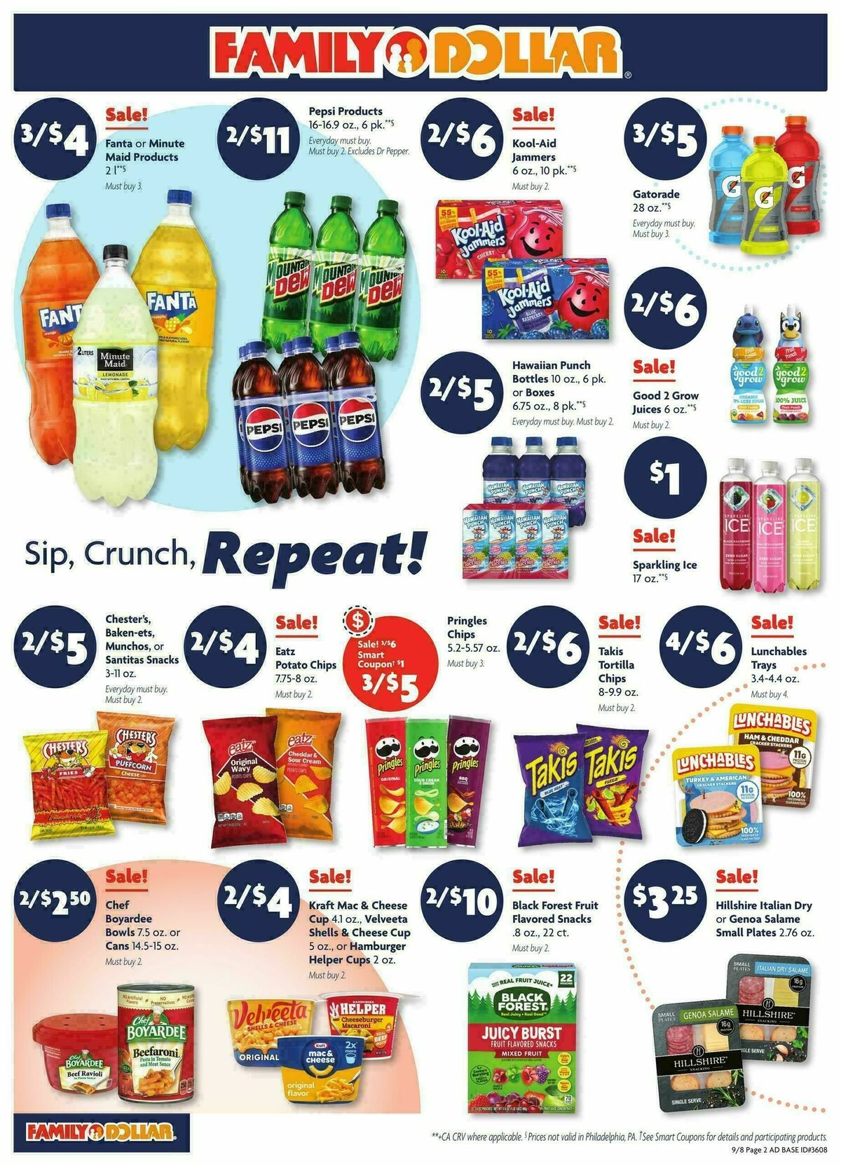 Family Dollar Weekly Ad from September 8