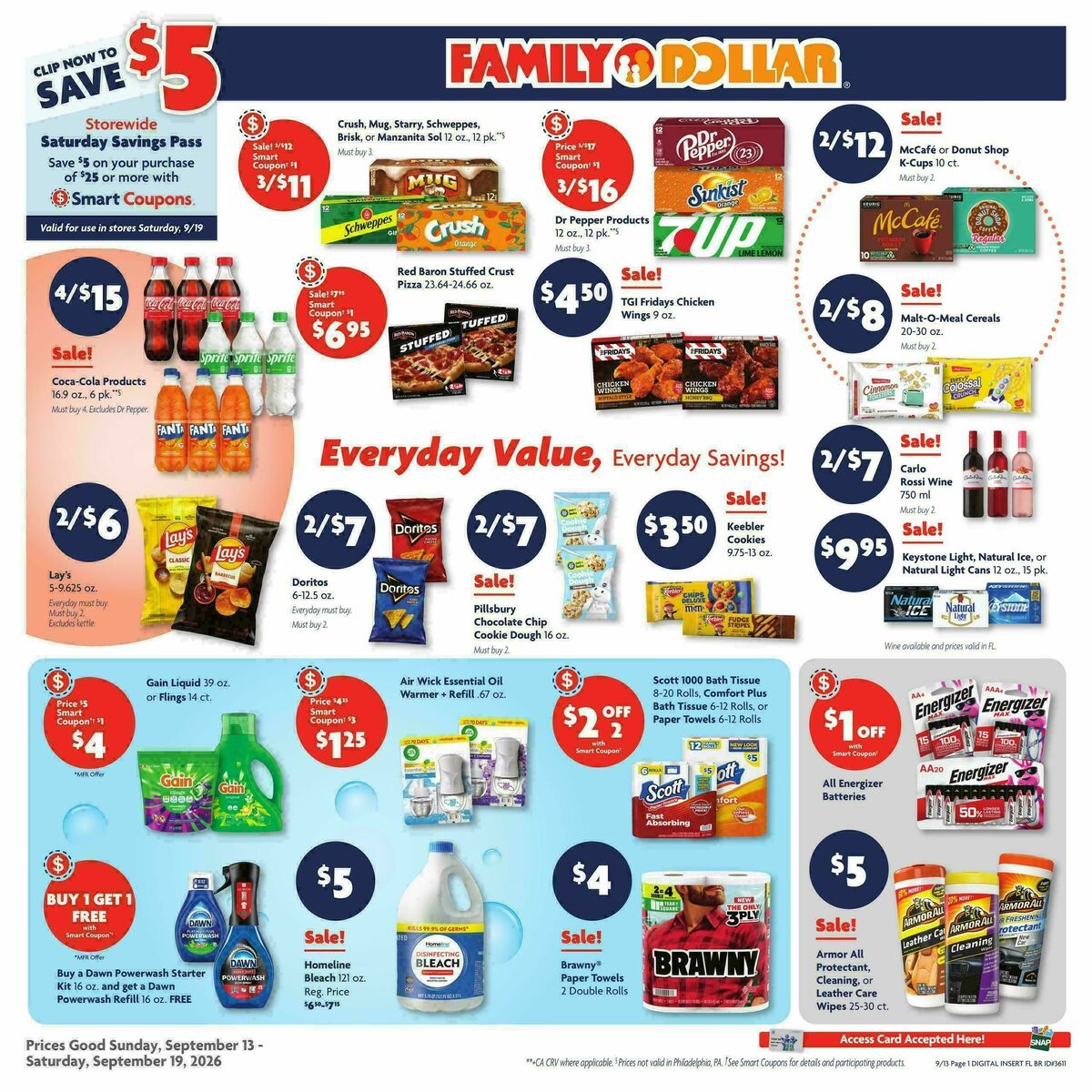 Family Dollar Weekly Ad from September 13