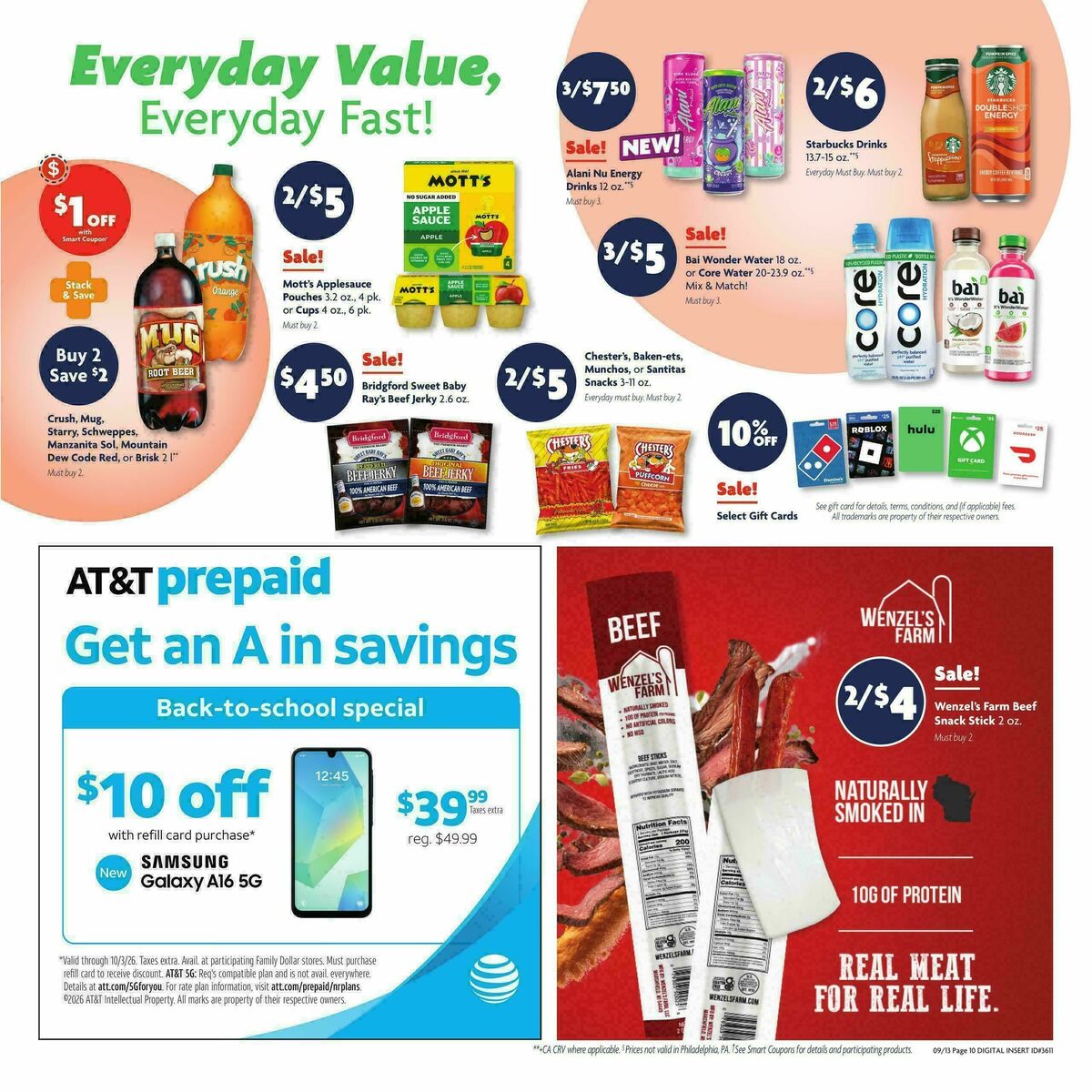 Family Dollar Weekly Ad from September 13