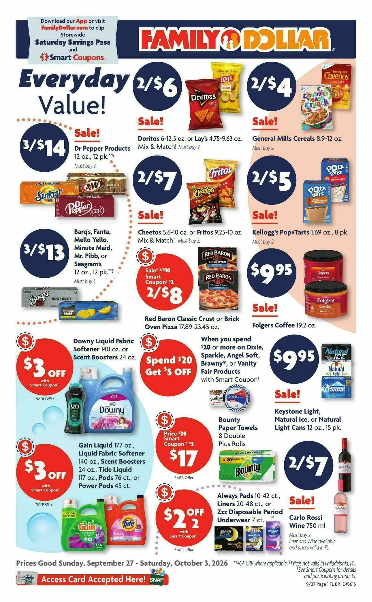 Family Dollar Weekly Ad from September 27