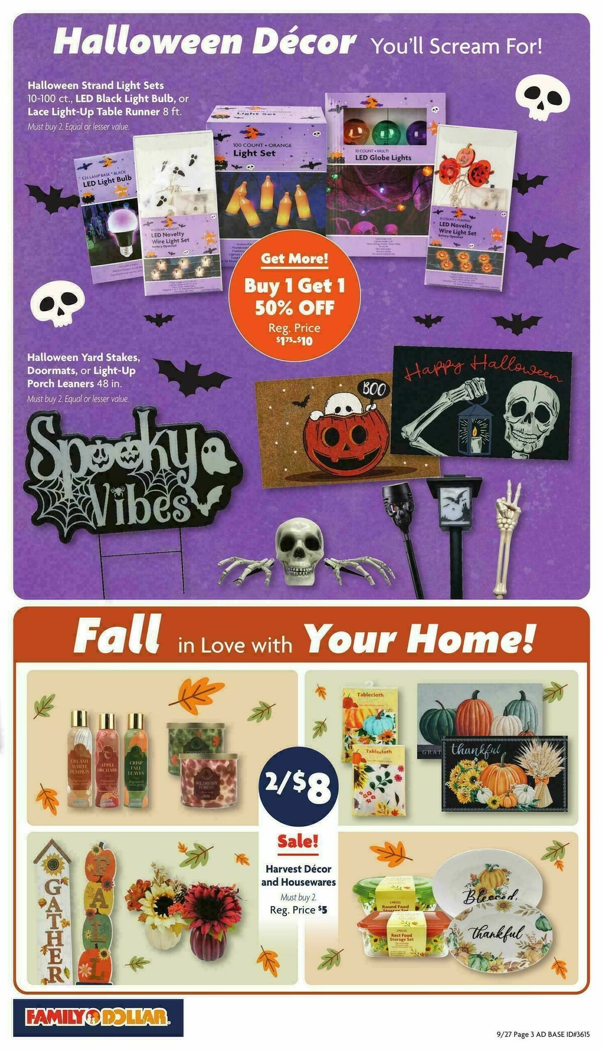 Family Dollar Weekly Ad from September 27