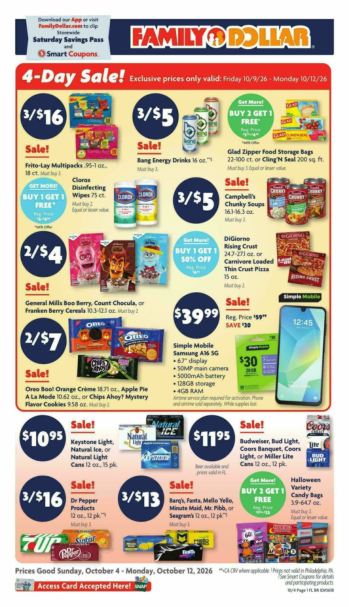 Family Dollar Weekly Ad from October 4