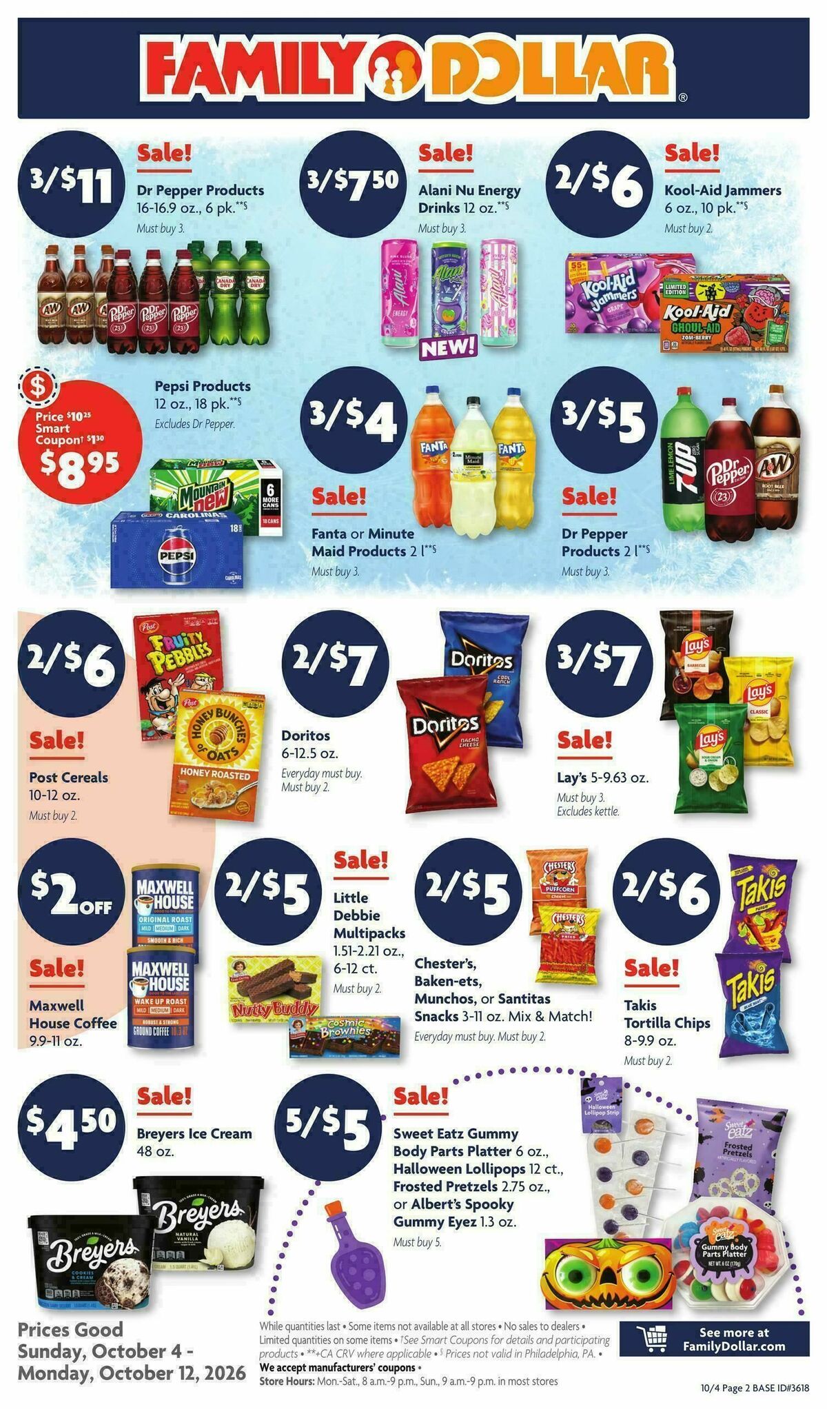 Family Dollar Weekly Ad from October 4