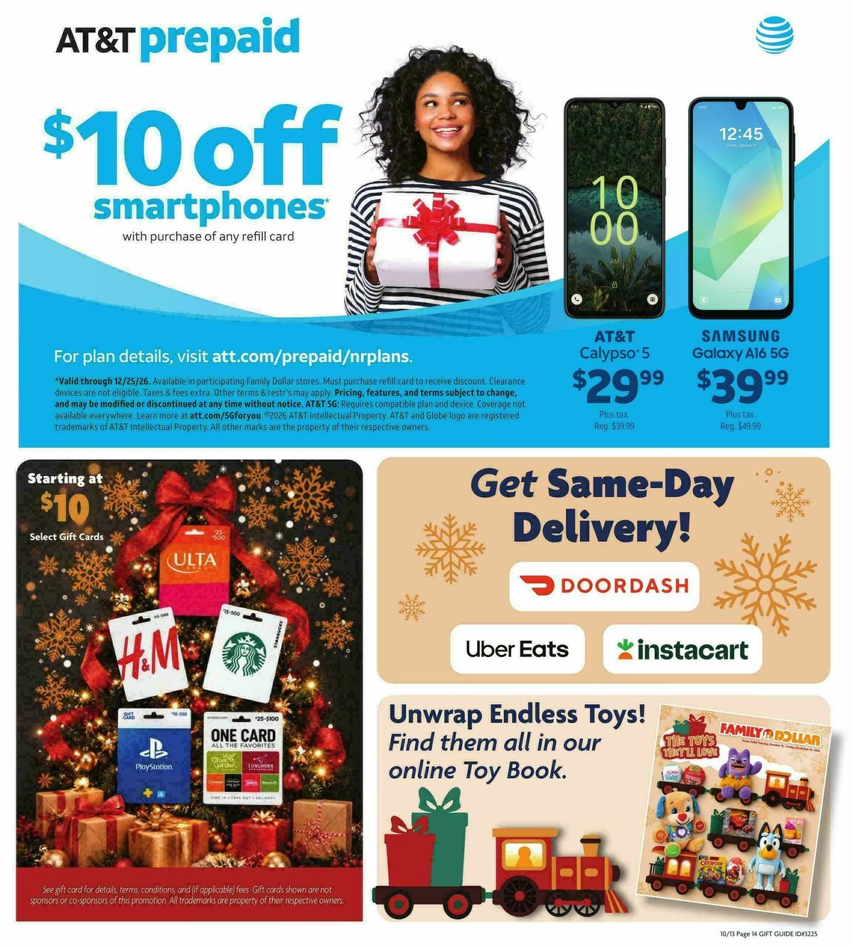 Family Dollar Holiday Gift Guide Weekly Ad from October 13