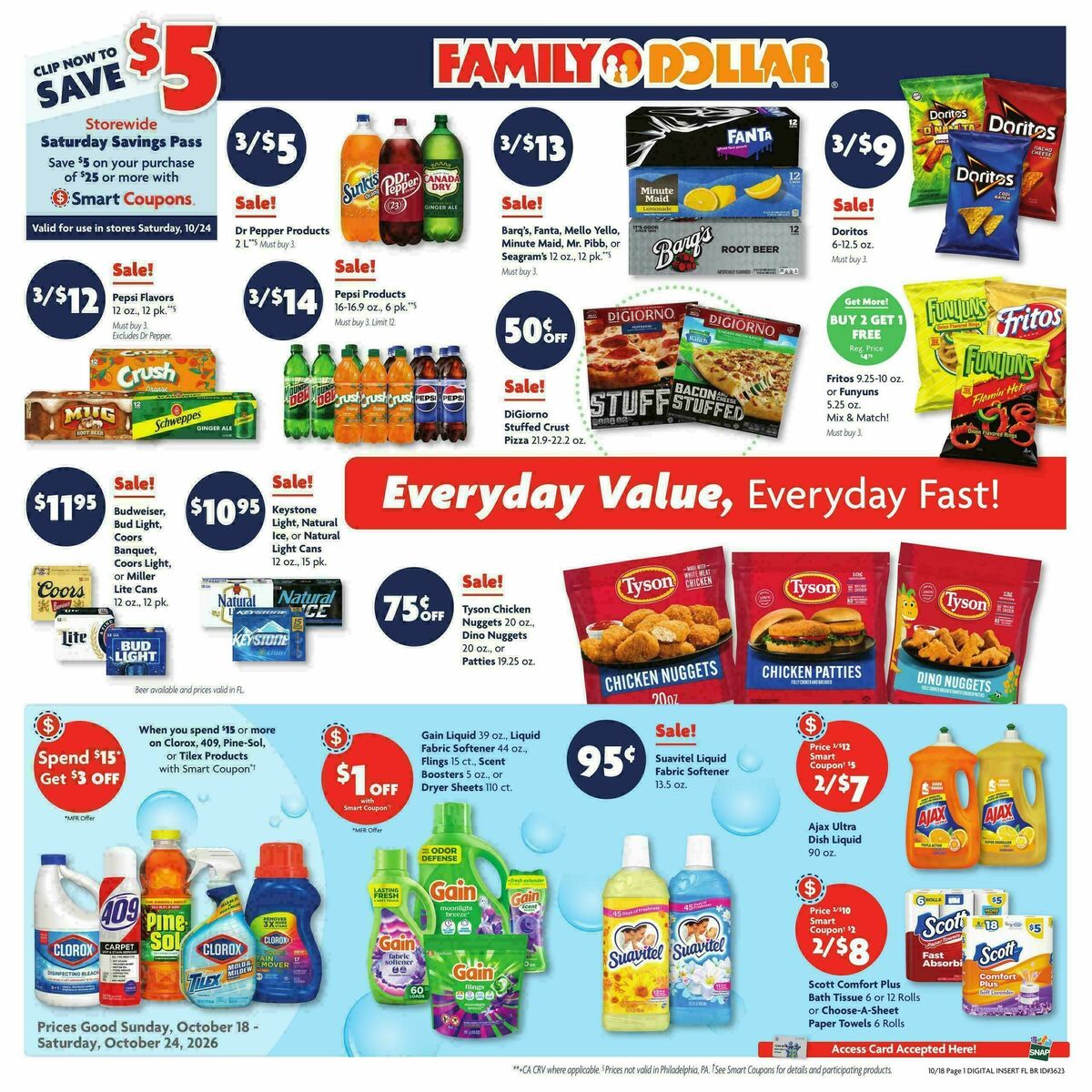 Family Dollar Weekly Ad from October 18