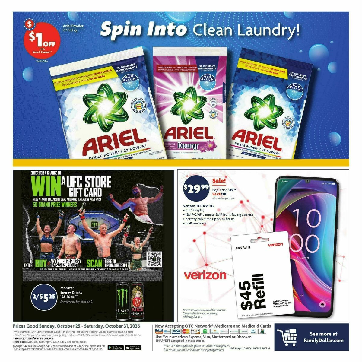 Family Dollar Weekly Ad from October 25