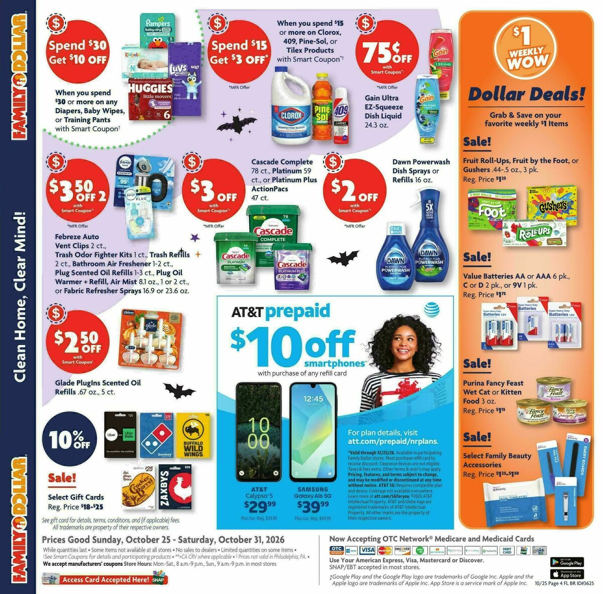 Family Dollar Weekly Ad from October 25