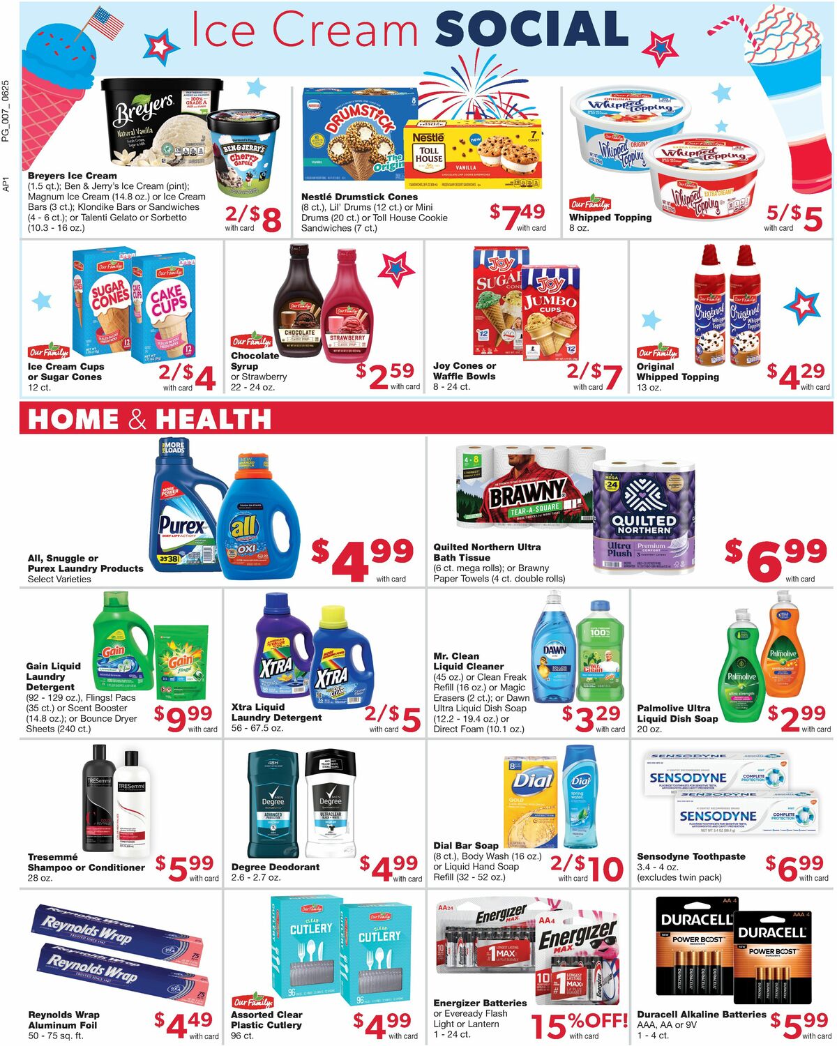 Family Fare Weekly Ad from June 25
