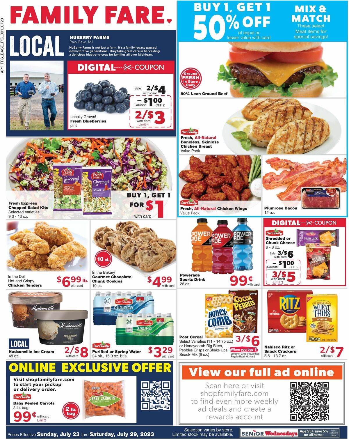 Family Fare Weekly Ad from July 23
