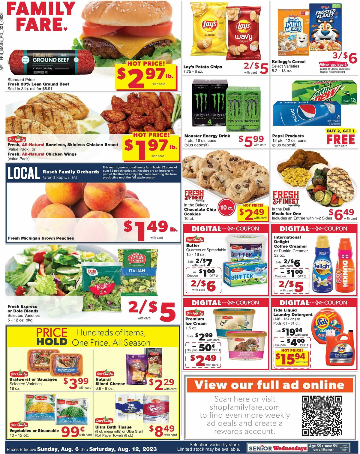Family Fare Weekly Ad from August 6