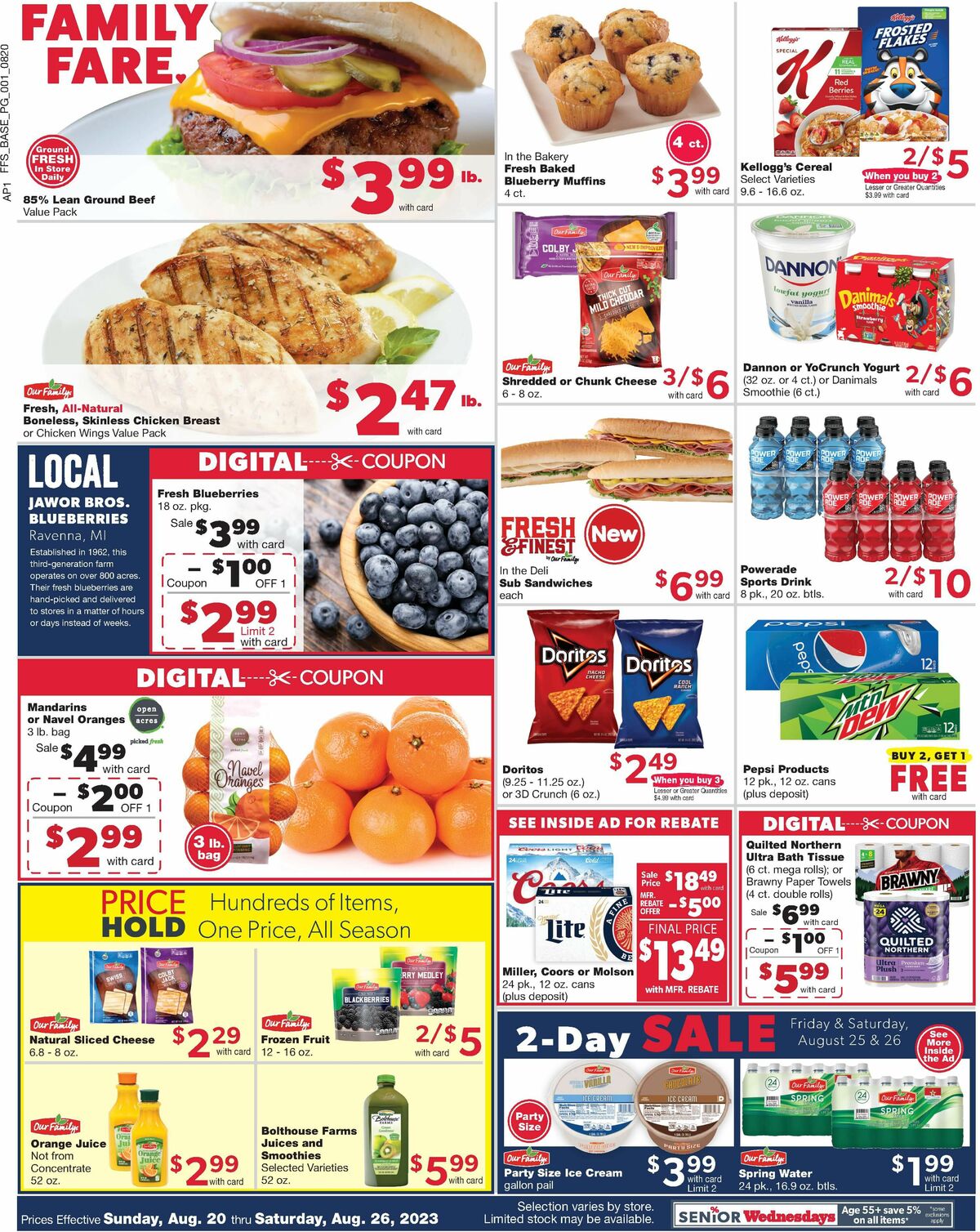 Family Fare Weekly Ad from August 20