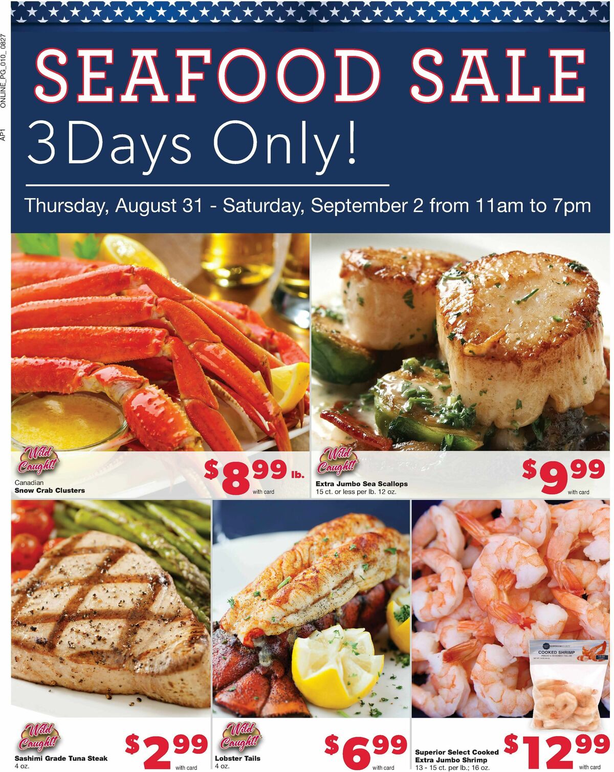 Family Fare SeaFood Sale Weekly Ad from August 31