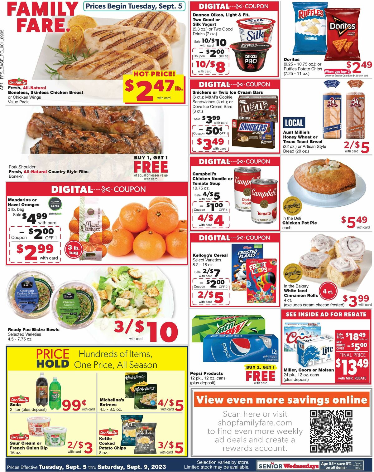 Family Fare Weekly Ad from September 5