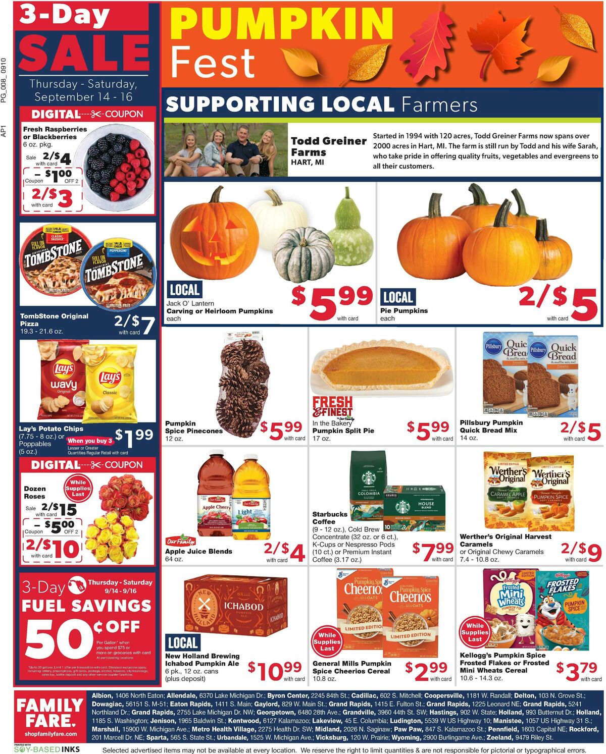 Family Fare Weekly Ad from September 10