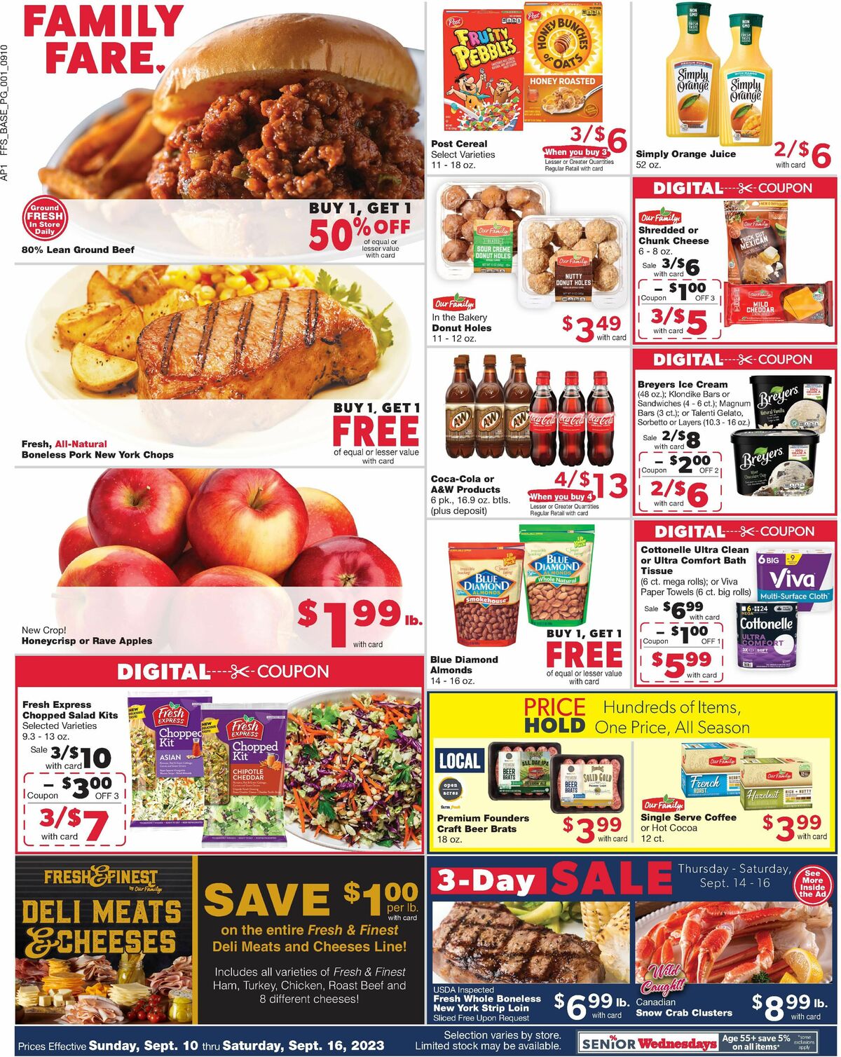 Family Fare Weekly Ad from September 10