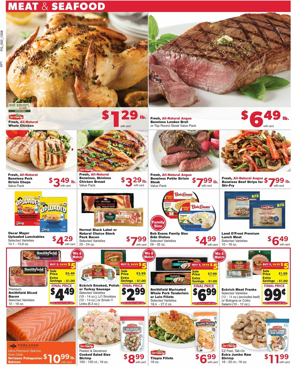 Family Fare Weekly Ad from October 8
