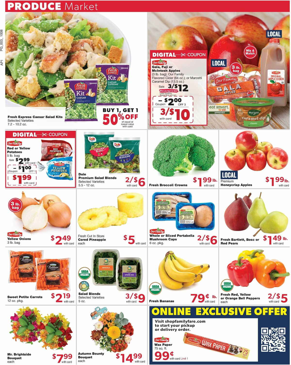 Family Fare Weekly Ad from October 8