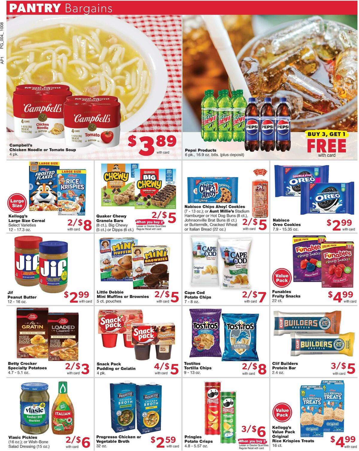 Family Fare Weekly Ad from October 8