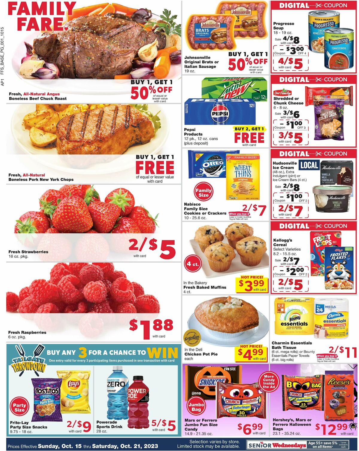 Family Fare Weekly Ad from October 15