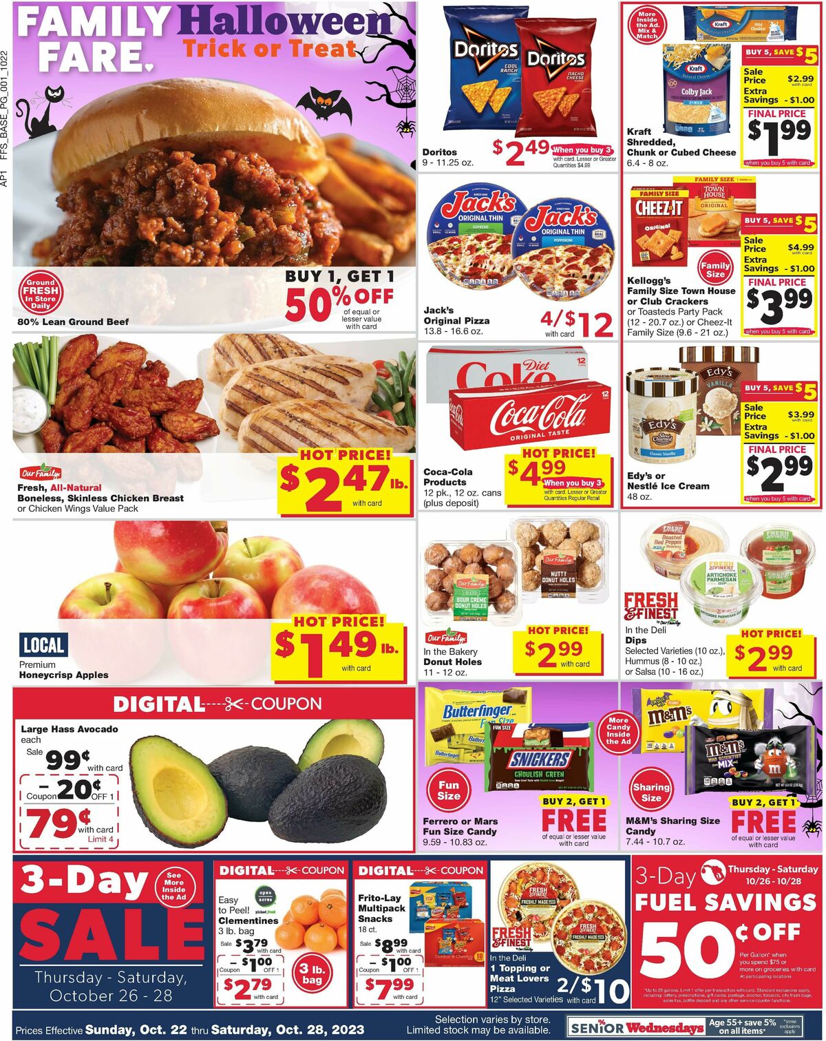 Family Fare Weekly Ad from October 22