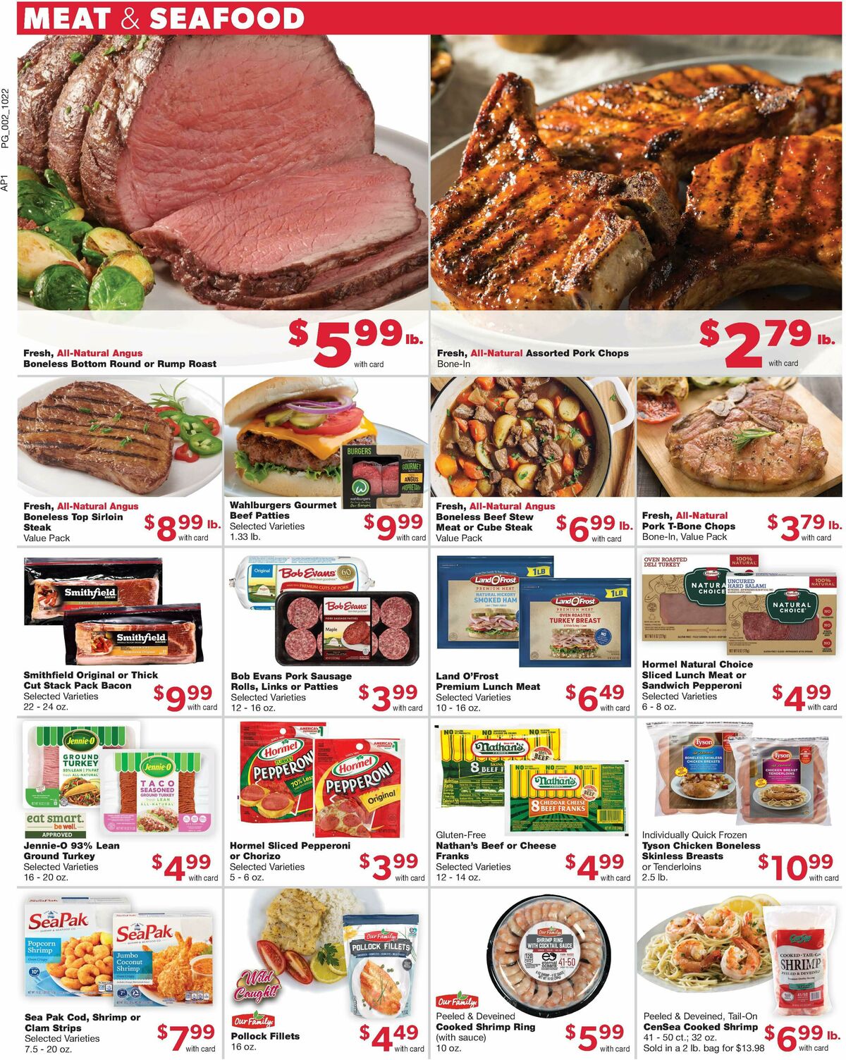 Family Fare Weekly Ad from October 22