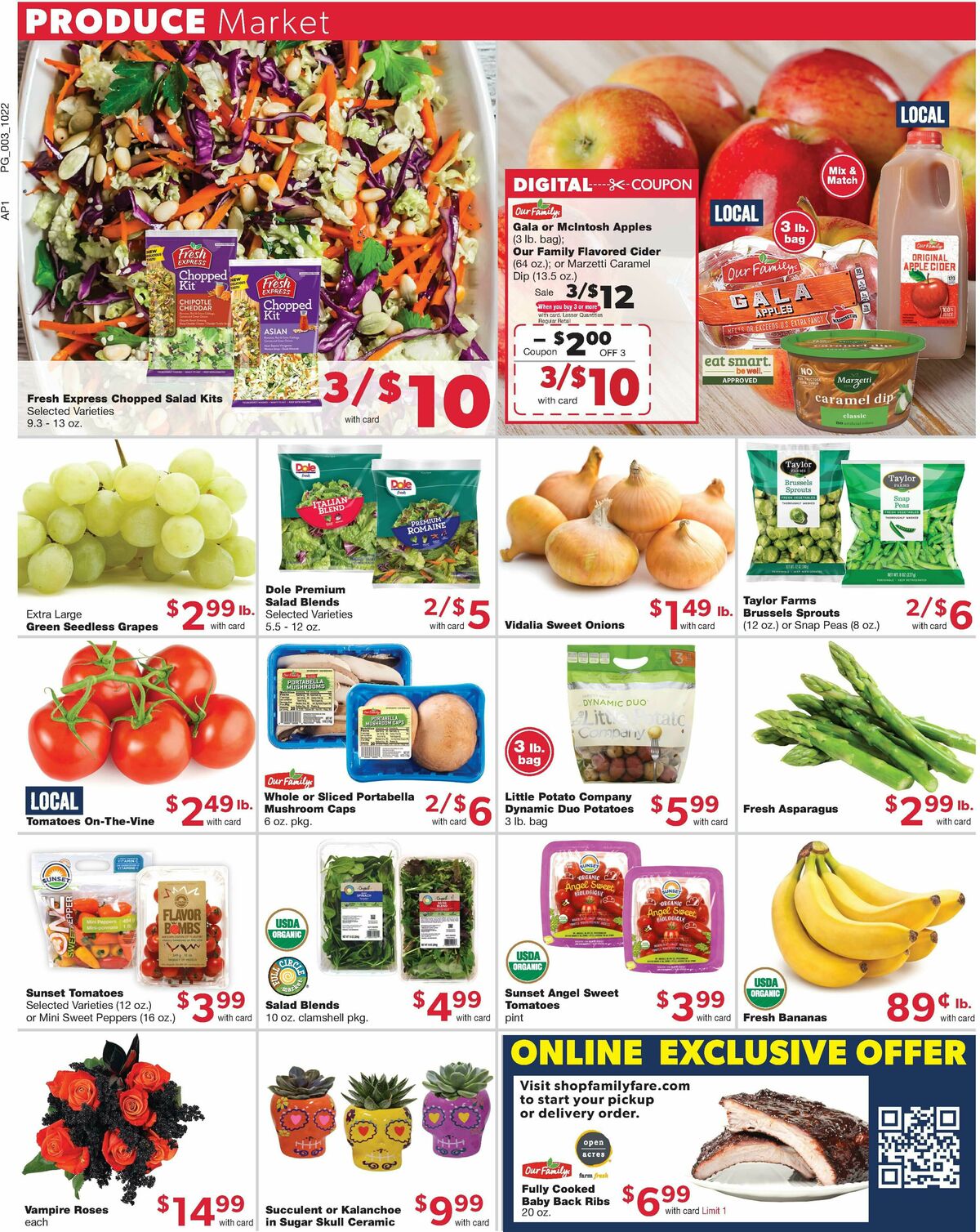 Family Fare Weekly Ad from October 22