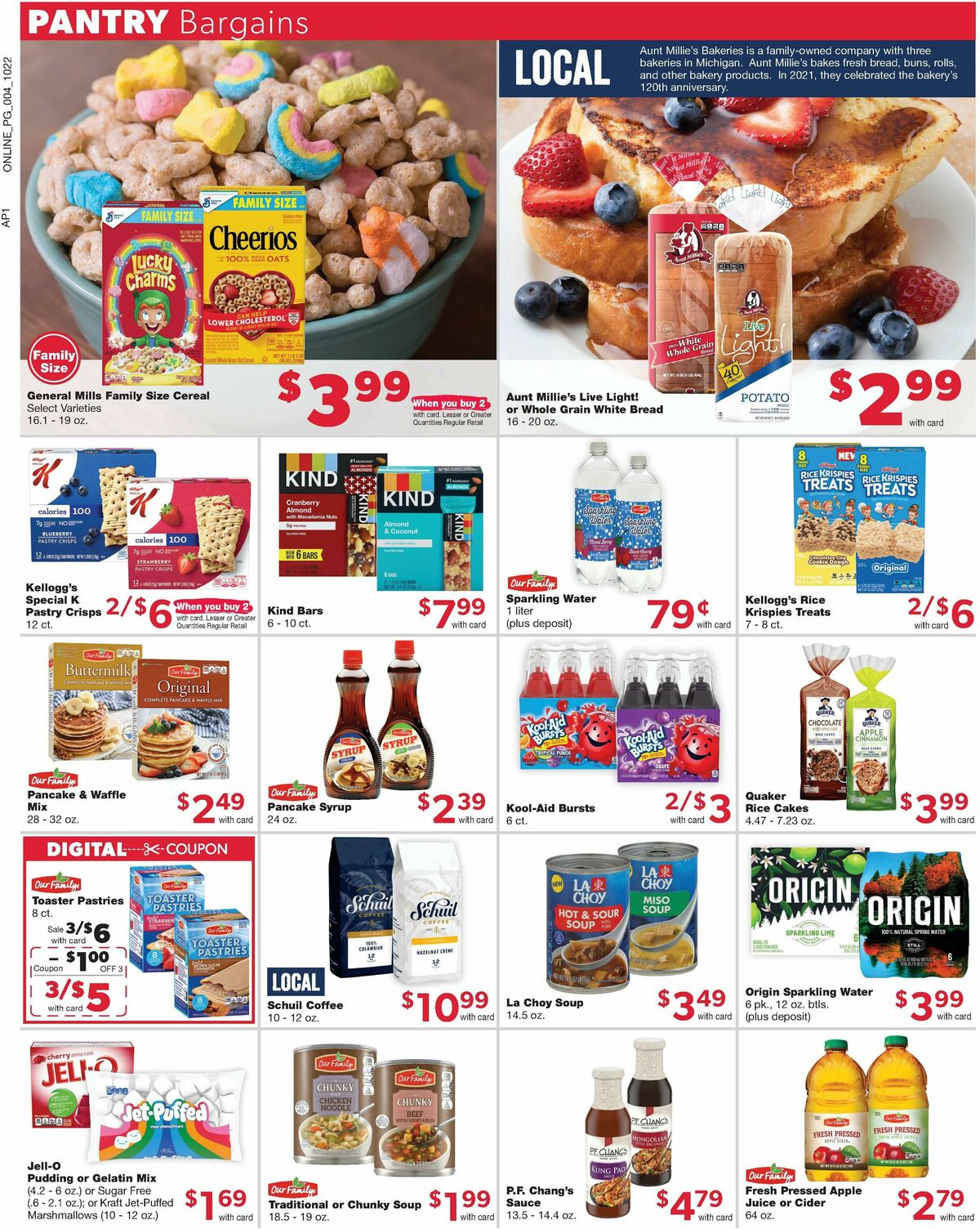 Family Fare Weekly Ad from October 22