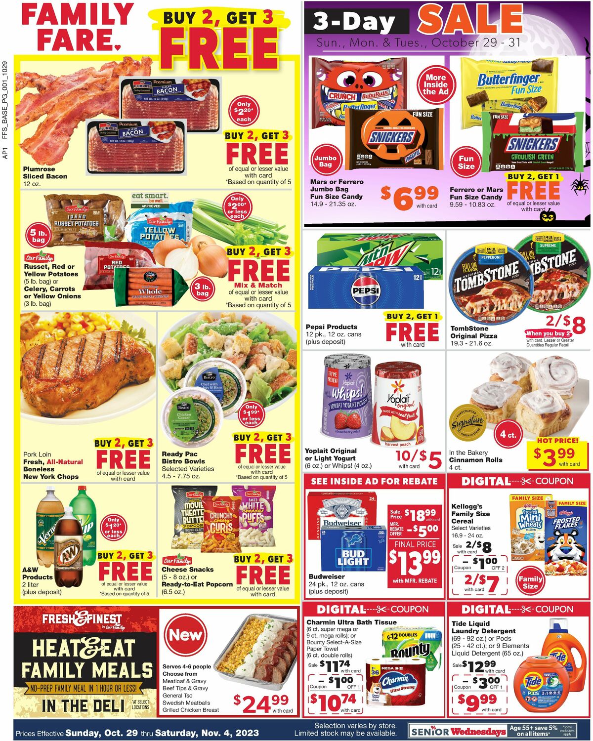 Family Fare Weekly Ad from October 29