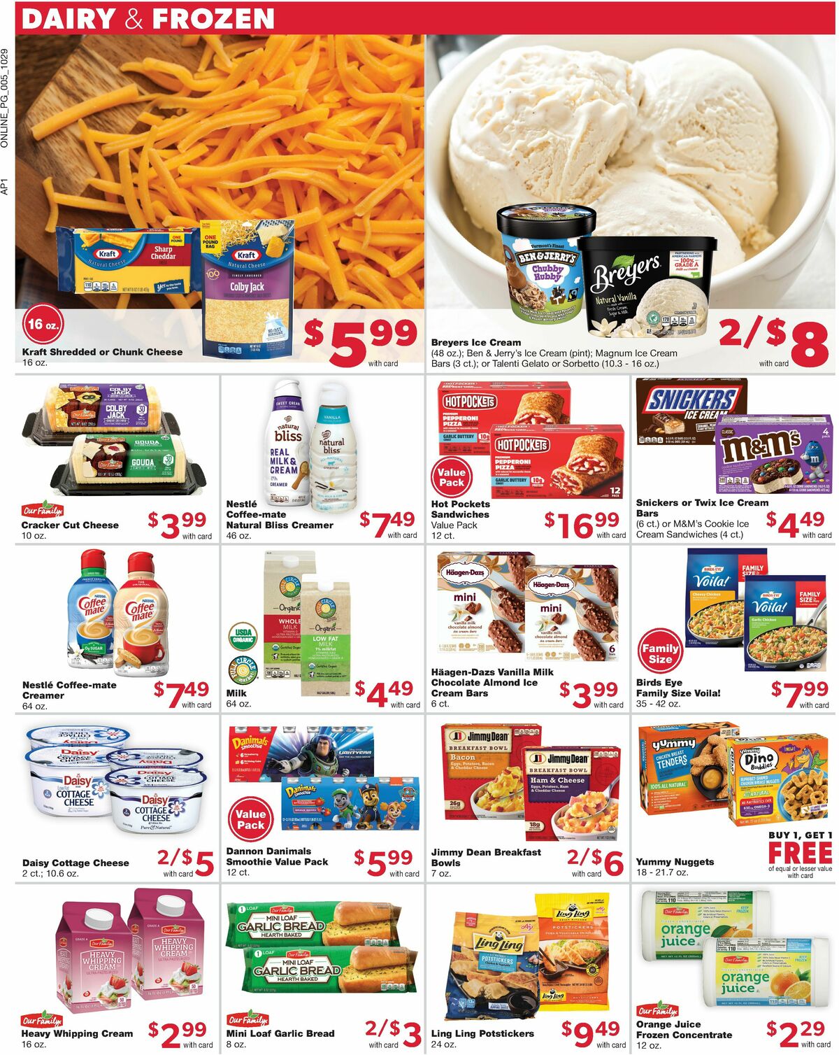 Family Fare Weekly Ad from October 29