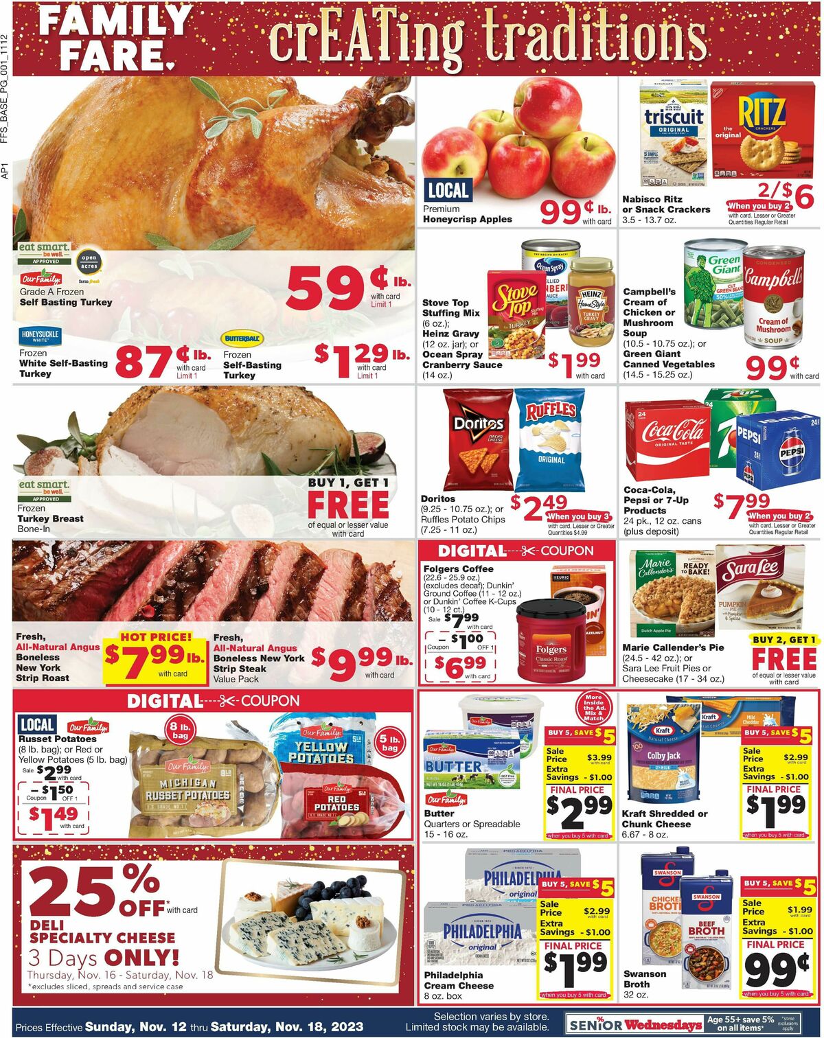 Family Fare Weekly Ad from November 12