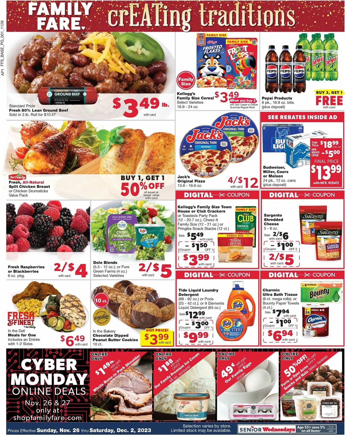 Family Fare Weekly Ad from November 26
