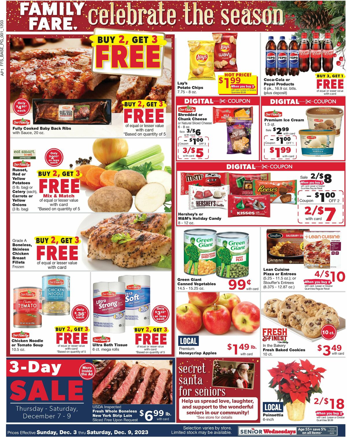 Family Fare Weekly Ad from December 3