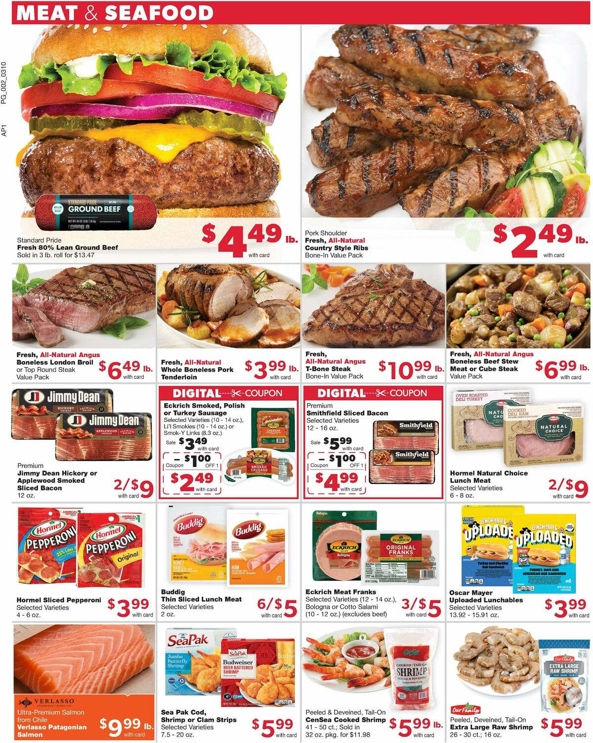 Family Fare Weekly Ad from March 10