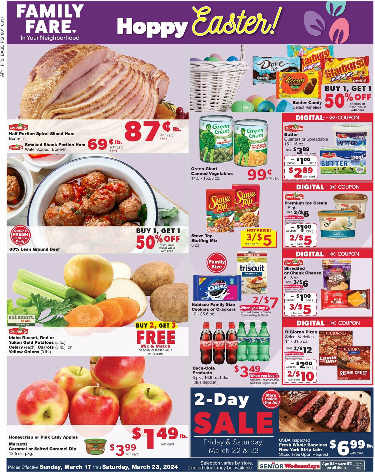 Family Fare Weekly Ad from March 17