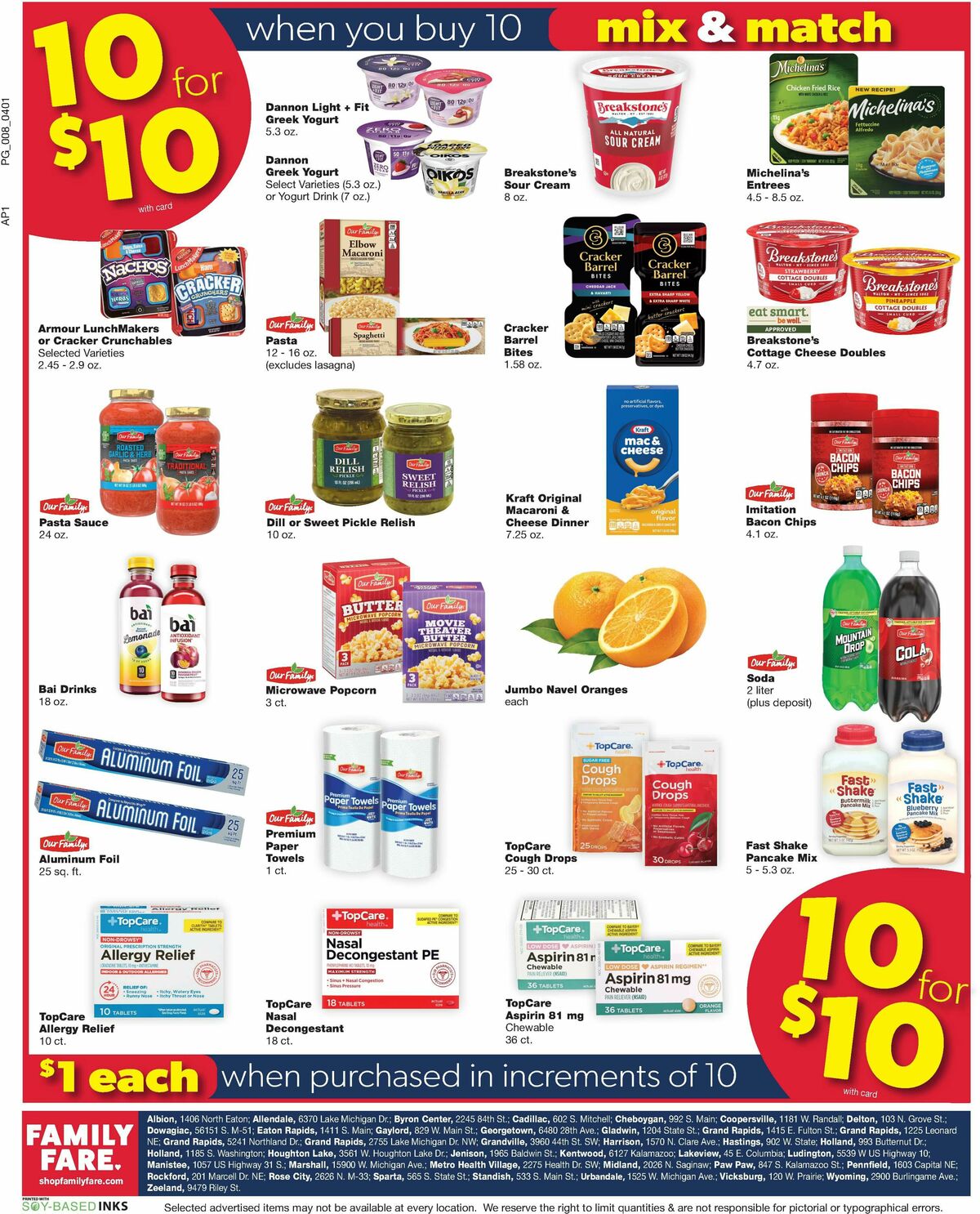 Family Fare Weekly Ad from April 7