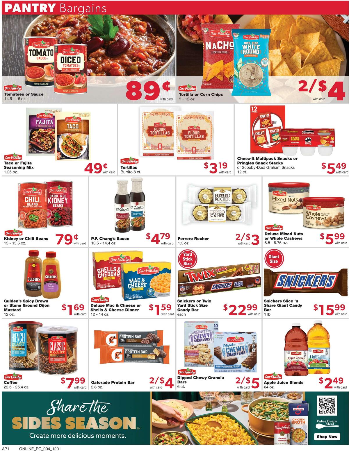 Family Fare Weekly Ad from December 1
